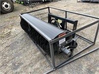 New Wolverine Skid Steer Sweeper Attachment (l)