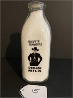 Hoppy's Favorite O'Fallon Milk Bottle