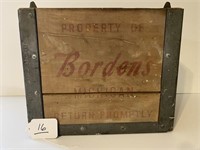 Vintage Borden's Milk Crate