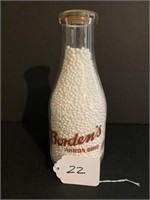 Borden's 1 Quart Milk Bottle