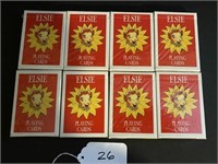 8 Decks of Elsie Playing Cards