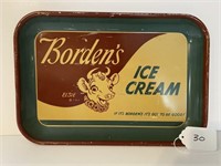 Borden's Ice Cream Advertising Tray