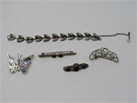 ASSORTED 925 & SILVER JEWELRY LOT:
