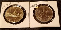 1978/84  2 CDN DOLLAR Coins