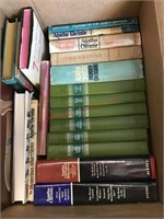 BOX OF BOOKS/ AGATHA CHRISTY/ LOUISA MAY ALCOTT BO