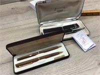 CROSS PEN/ PENCIL SET/ WALNUT PEN AND PENCIL SET C