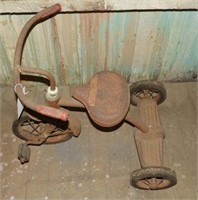 Antique Child's Tricycle Rusted condition