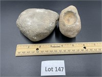 Lot Cup Stones / Nutting Stones