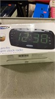 Jensen dual alarm clock radio