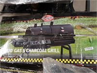 Char-grill duo gas and charcoal grill
