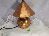 copper color accent lamp works vintage