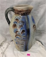 Large stoneware pottery pitcher