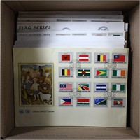 United Nations Stamps Flags Large Size First Day C