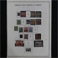 Germany Offices in Turkey Stamps Used & M CV $900+