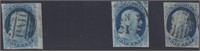 US Stamps #7, #9 X 2 Used CV $330