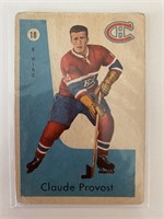 1959 Parkhurst Hockey Card - Claude Provost