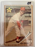 1962 Topps Baseball Card - Paul Brown Rookie