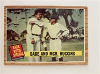 1962 Topps Baseball Card - Babe Ruth Special