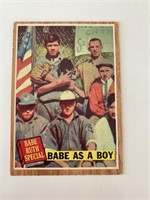 1962 Topps Baseball Card - Babe Ruth Special, Babe