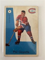 1959 Parkhurst Hockey Card - Phil Goyette