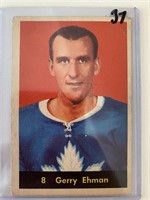 1958 Parkhurst Hockey Card - Gerry Ehman