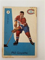 1959 Parkhurst Hockey Card - Phil Goyette