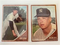 1962 Topps Baseball Card - Hal Reniff, Roland Shel