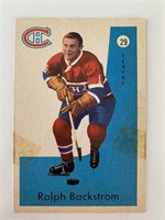 1959 Parkhurst Hockey Card - Ralph Backstrom