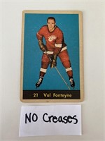 1958 Parkhurst Hockey Card - Val Fonteyne