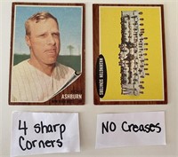 1962 Topps Baseball Cards - Richie Ashburn, Washin