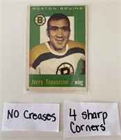 1959-60 Topps Hockey Card - Jerry Toppazzini