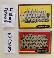1962 Topps Baseball Cards - Los Angeles Angels, Ch