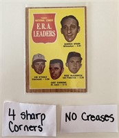 1962 Topps Baseball Card - Era Leaders