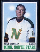 1970-71 OPC #40 Gump Worsley Hockey Card