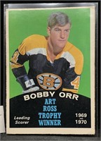 1970-71 OPC #249 Bobby Orr Art Ross Card