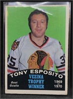 1970-71 OPC #250 Tony Esposito Vezina Card