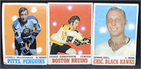1970-71 OPC #14, 236, & 206 Hockey Cards
