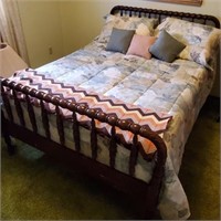 Jenny lind full bed frame & mattress