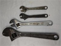 Crescent  wrenches 15"-8"