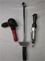 Air ratchet, torque wrench, 90 degree drill attach