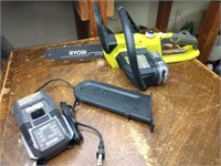 Ryobi chainsaw battery & charger 8volt