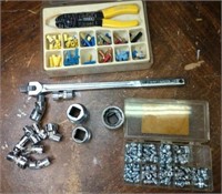 Electrical repair kit, craftsman breaker bar, misc