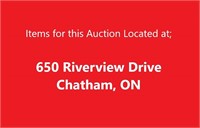 ITEMS LOCATED AT 650 RIVERVIEW DRIVE CHATHAM