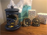 Hand Painted Moon and Sun Candle Holders