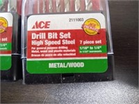 (2) ACE High Speed 7-pc Drill Bit Sets