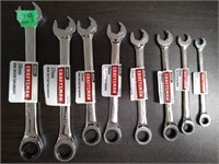 8-pc Craftsman Dual Ratcheting Wrenches Metric