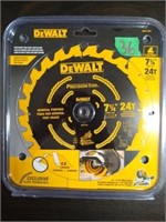 DeWalt 7-1/4" 24T Precision Trim  Saw Blade