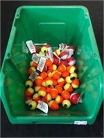 Container Full Of Small Bobbers