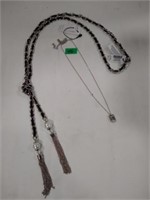 Swarorvski Crystal silver necklace