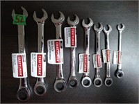 8-pc Craftsman  Dual Ratcheting Wrenches SAE